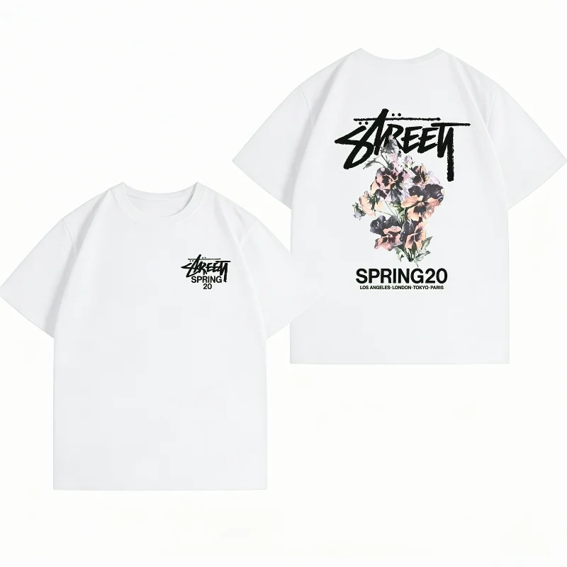 Retro Floral Street Tee