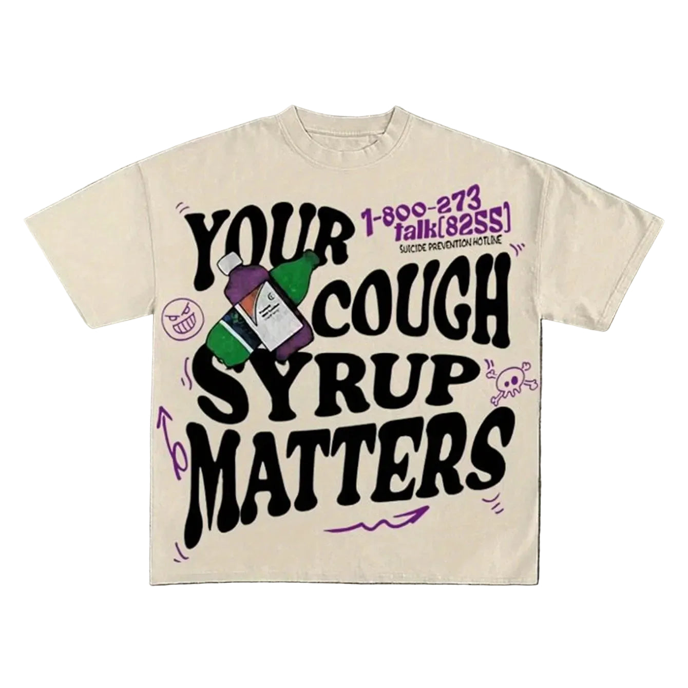 Retro Hip Hop Slogan Tee