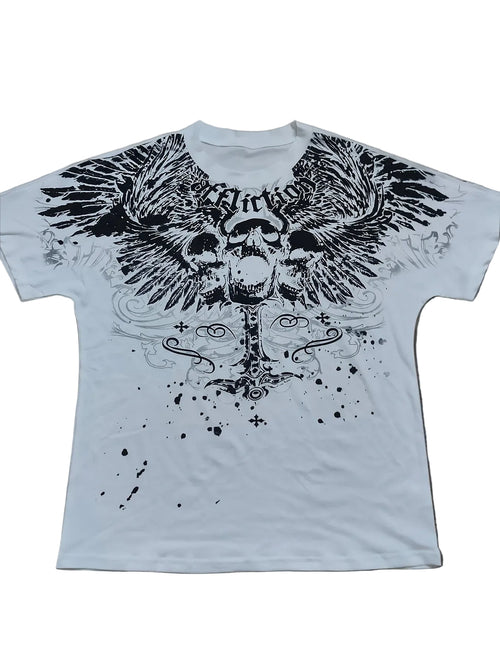 3D Skull Print Tee