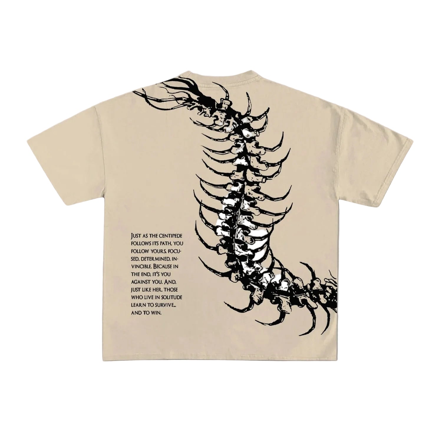 Dark Centipede Skeletal Tee