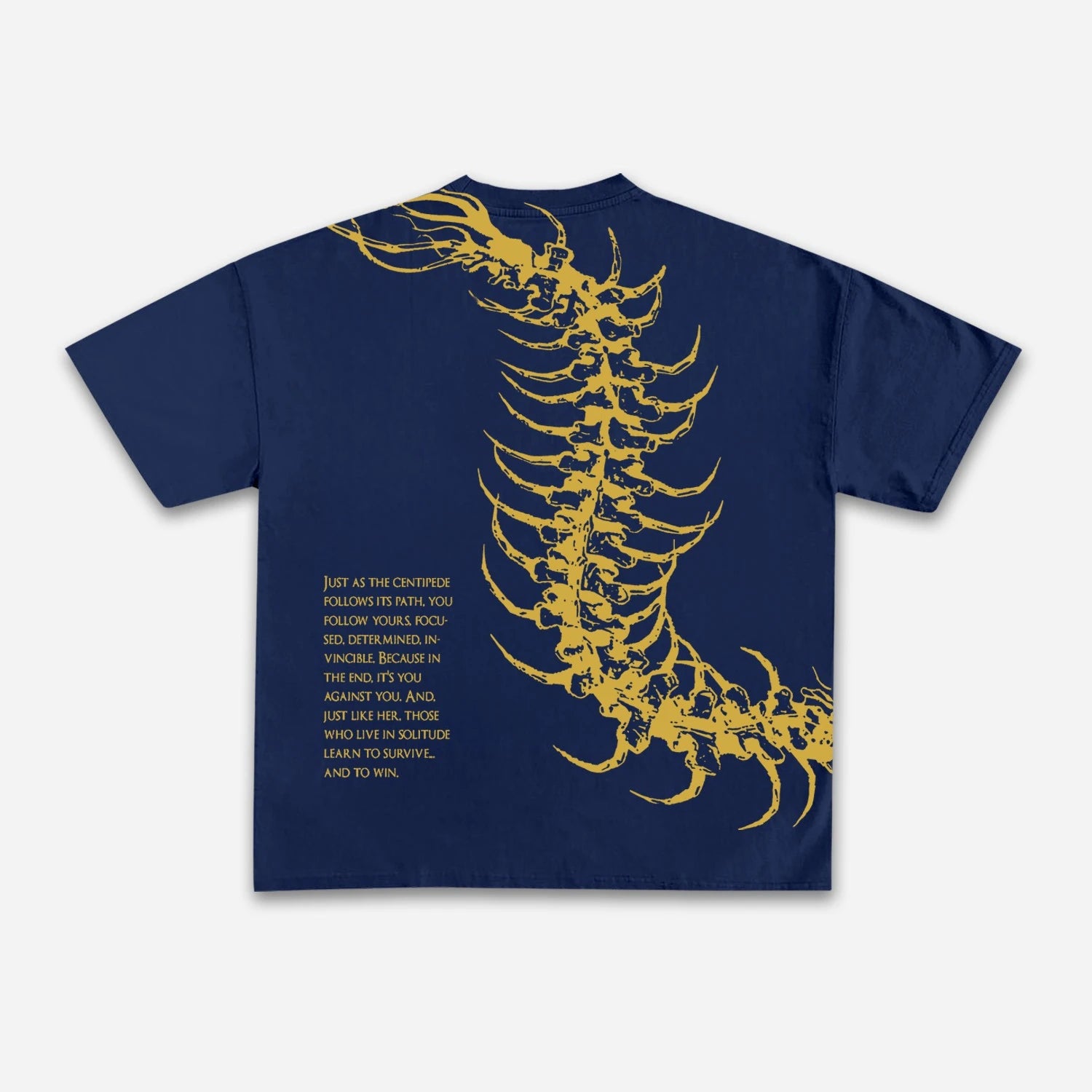 Dark Centipede Skeletal Tee