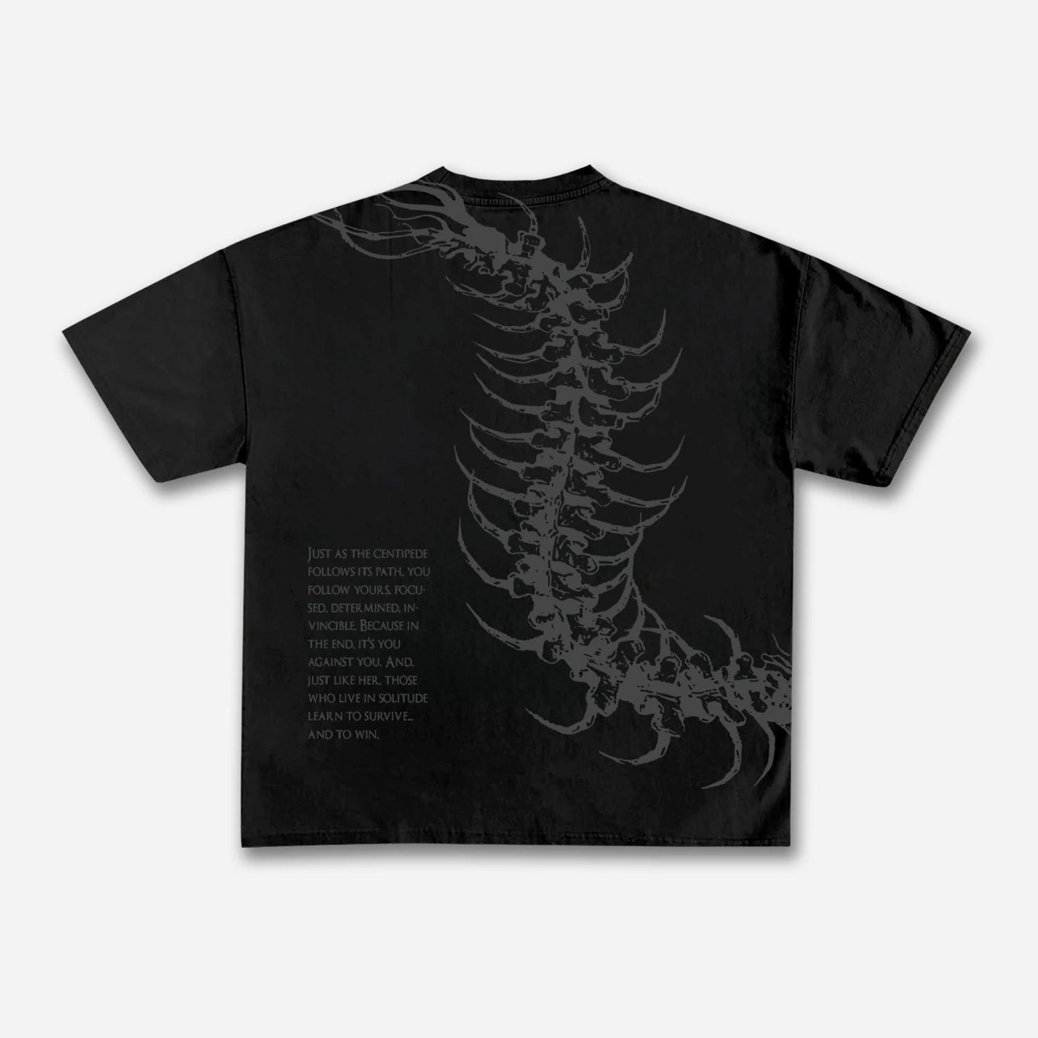 Dark Centipede Skeletal Tee