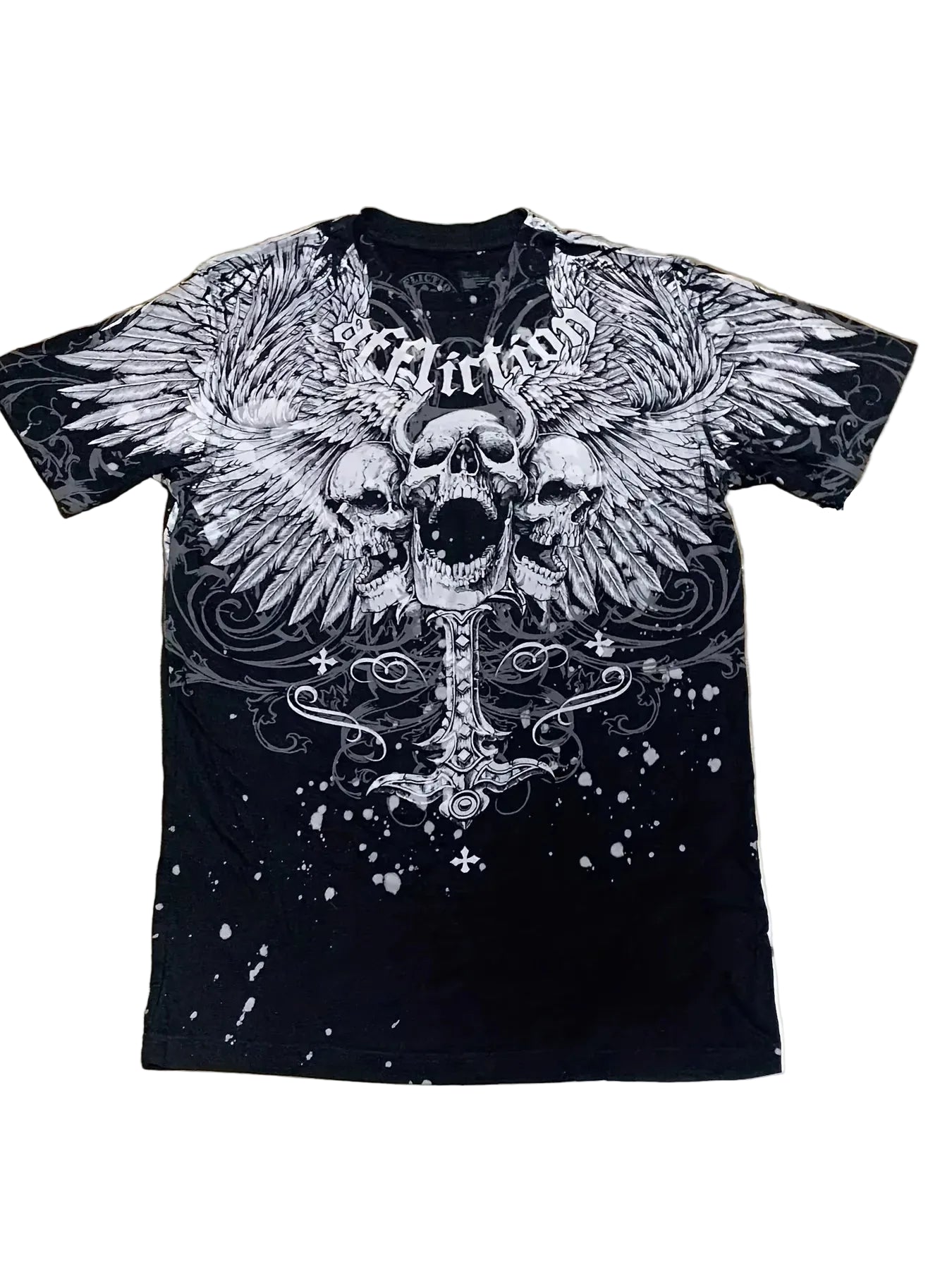 3D Skull Print Tee