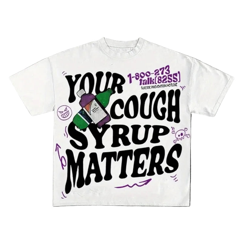 Retro Hip Hop Slogan Tee