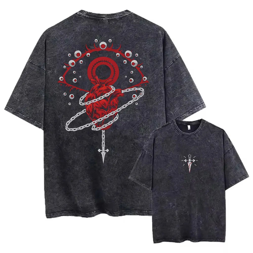 Harajuku Anime Washed Tee