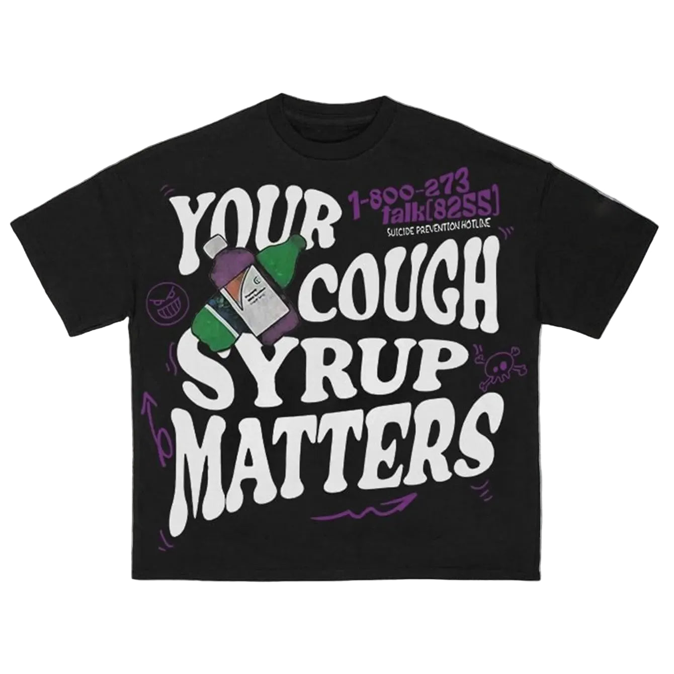 Retro Hip Hop Slogan Tee